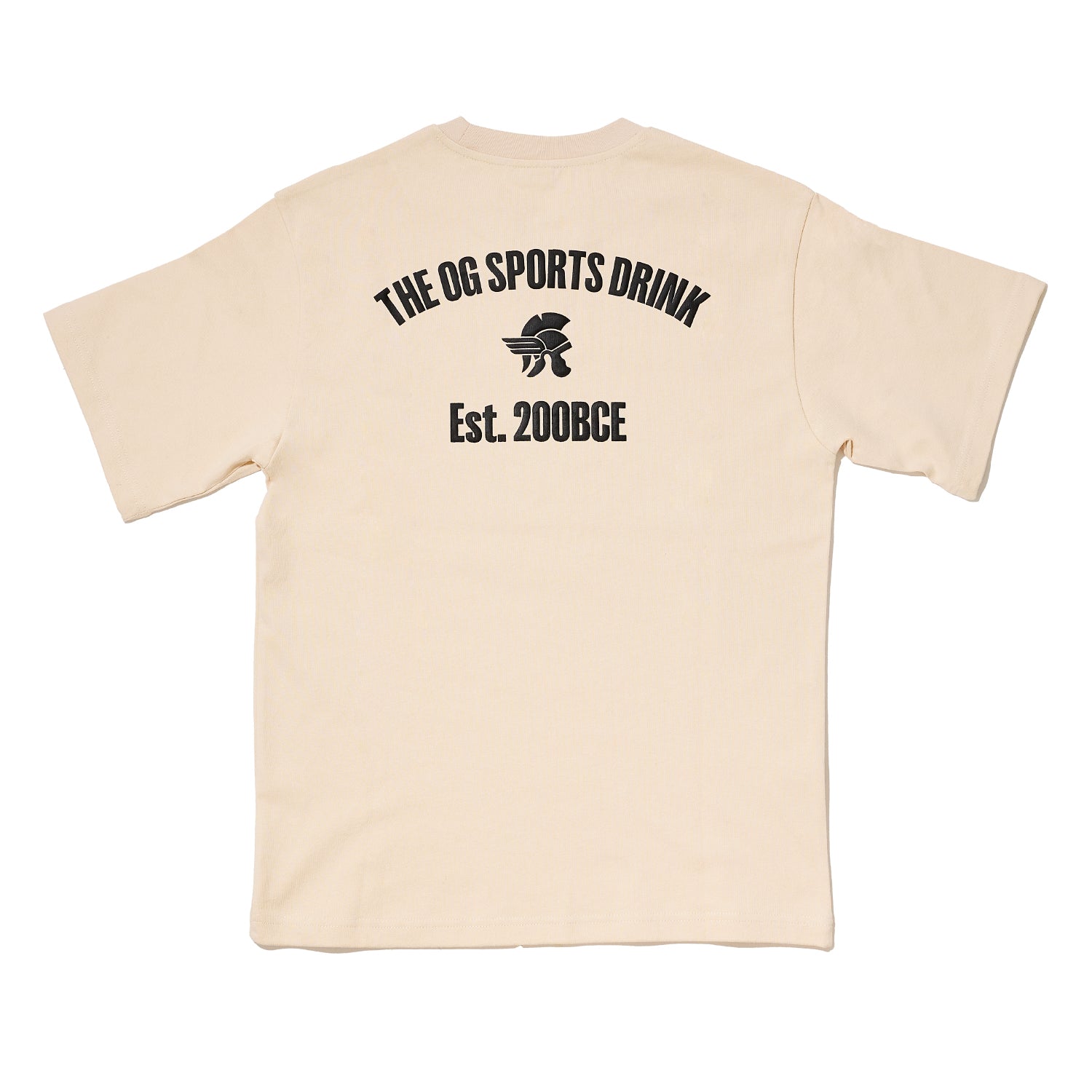 POSCA HEAVYWEIGHT PUFF PRINT TEE TAUPE
