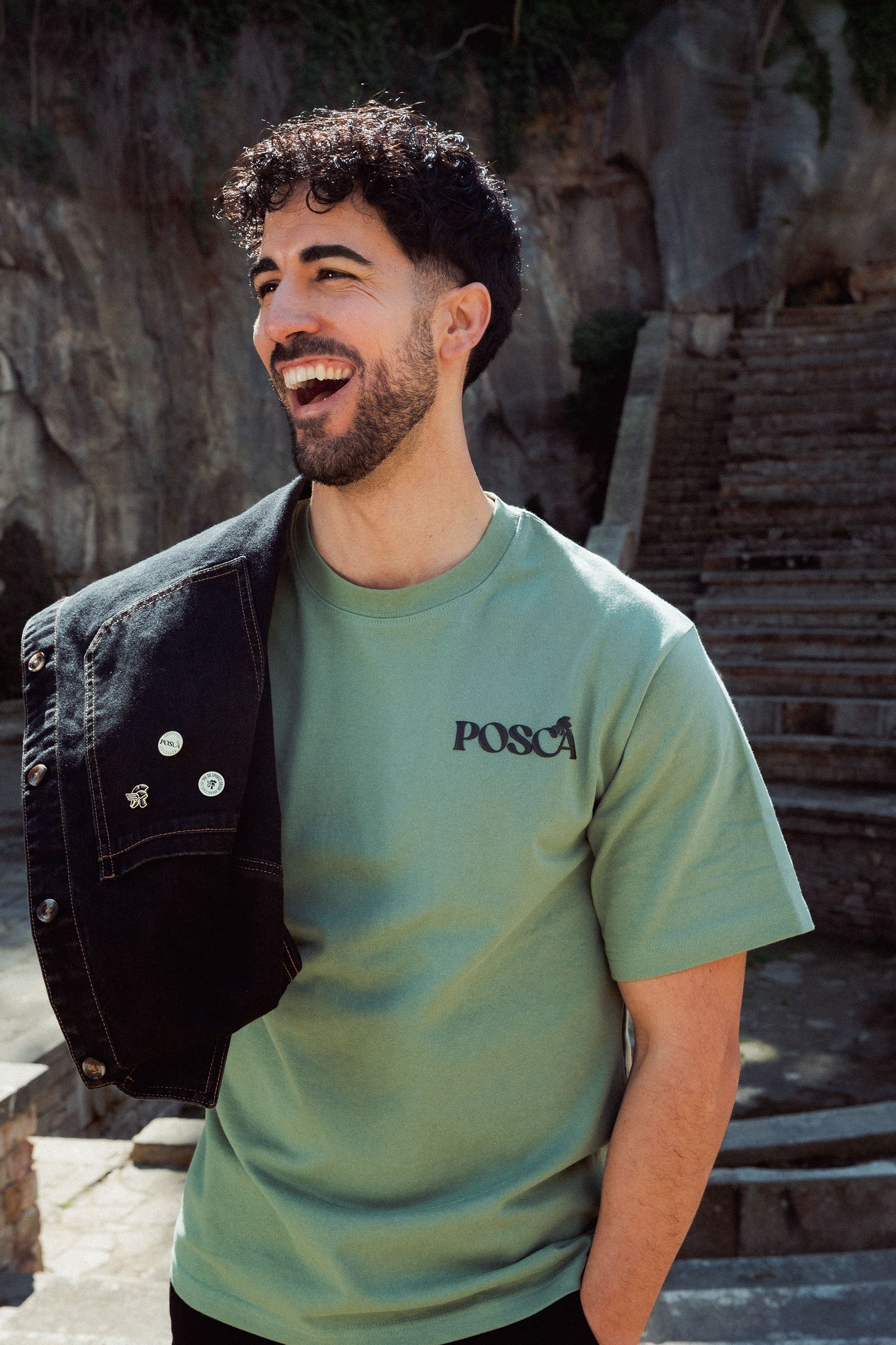 Posca Heavyweight T - Moss