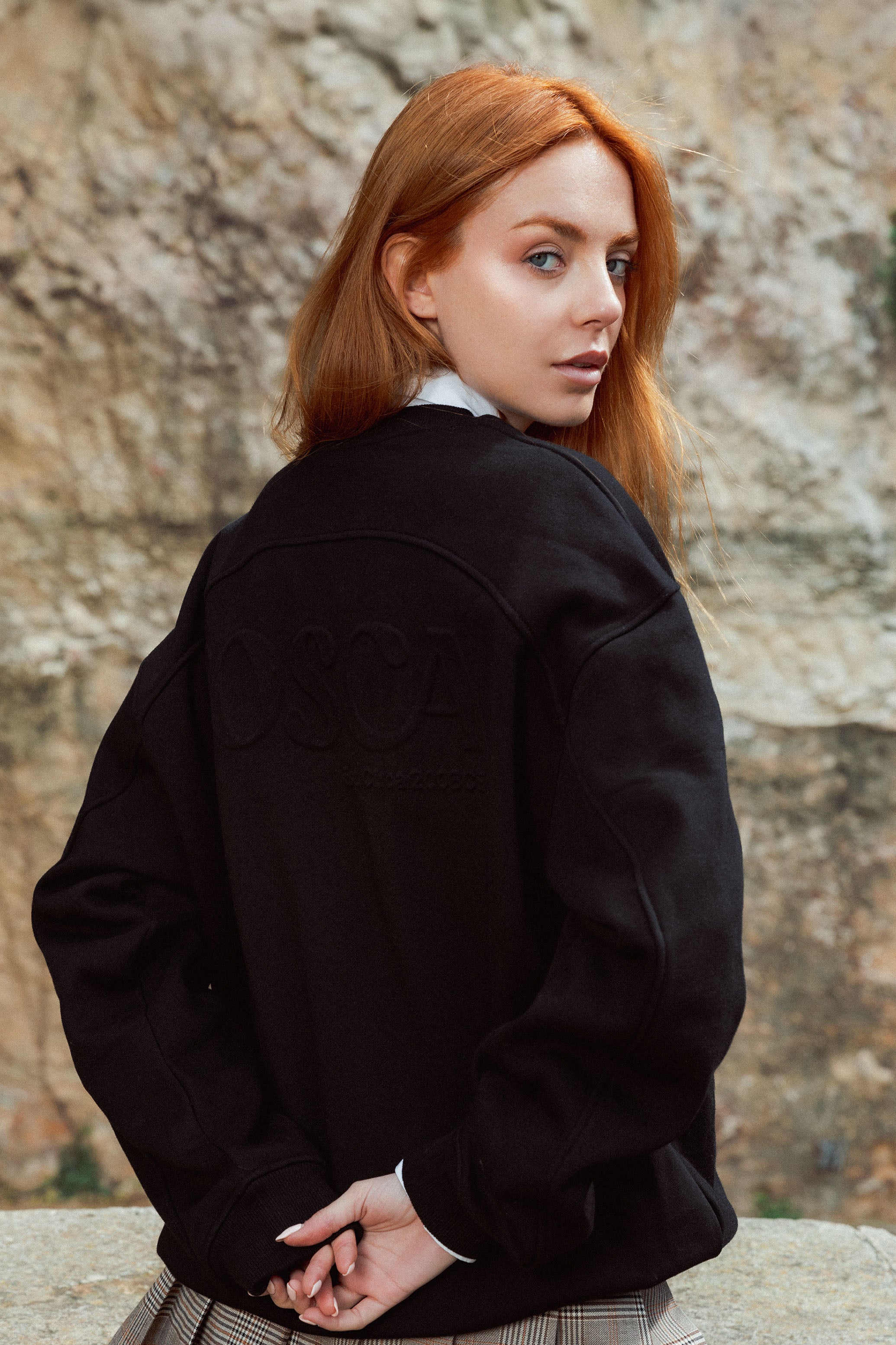 Posca Embossed Crewneck