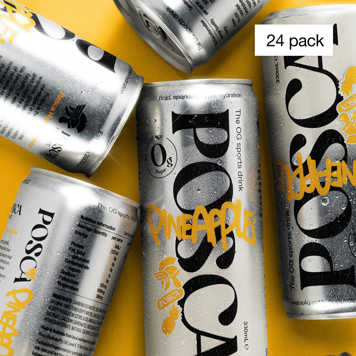 Posca Hydrate Pineapple 24pk